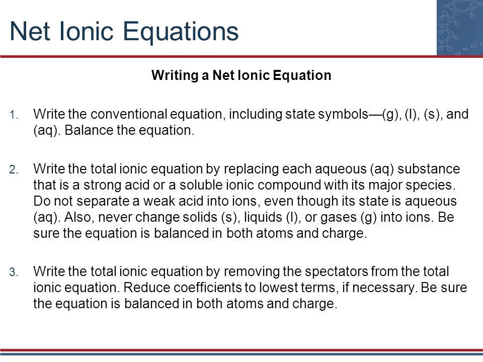 write a balanced net ionic equation for the following reaction h3po4